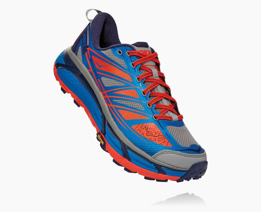 Hoka One One Spor Ayakkabı Erkek Mavi - Mafate Speed 2 - ON9683024